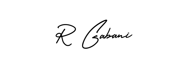 Here are the top 10 professional signature styles for the name R Gabani. These are the best autograph styles you can use for your name. R Gabani signature style 3 images and pictures png