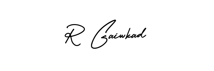 Check out images of Autograph of R Gaiwkad name. Actor R Gaiwkad Signature Style. AmerikaSignatureDemo-Regular is a professional sign style online. R Gaiwkad signature style 3 images and pictures png