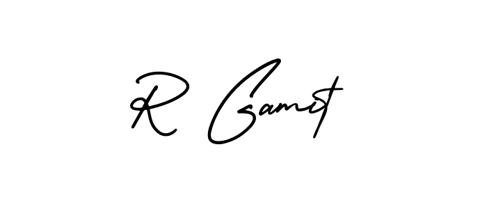 Also we have R Gamit name is the best signature style. Create professional handwritten signature collection using AmerikaSignatureDemo-Regular autograph style. R Gamit signature style 3 images and pictures png