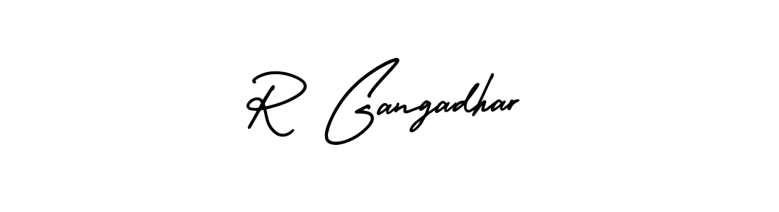 This is the best signature style for the R Gangadhar name. Also you like these signature font (AmerikaSignatureDemo-Regular). Mix name signature. R Gangadhar signature style 3 images and pictures png