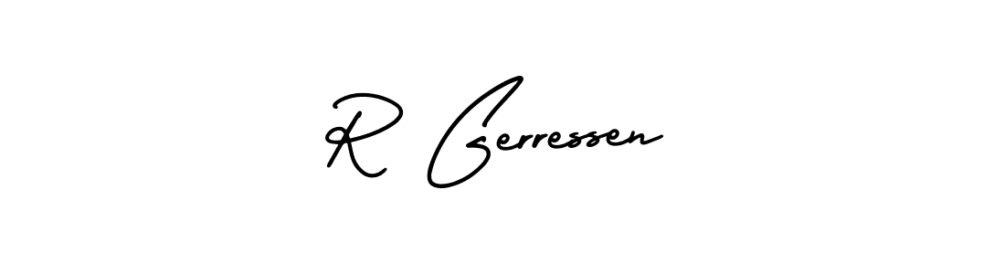 How to Draw R Gerressen signature style? AmerikaSignatureDemo-Regular is a latest design signature styles for name R Gerressen. R Gerressen signature style 3 images and pictures png