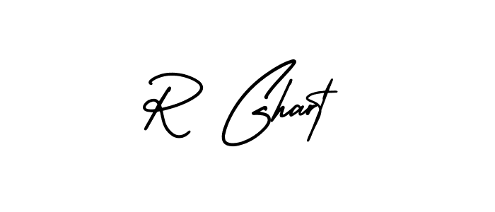 Make a beautiful signature design for name R Ghart. With this signature (AmerikaSignatureDemo-Regular) style, you can create a handwritten signature for free. R Ghart signature style 3 images and pictures png