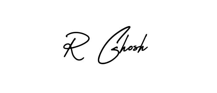 It looks lik you need a new signature style for name R Ghosh. Design unique handwritten (AmerikaSignatureDemo-Regular) signature with our free signature maker in just a few clicks. R Ghosh signature style 3 images and pictures png