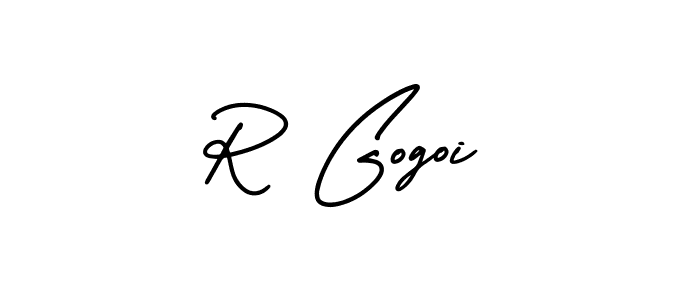 You can use this online signature creator to create a handwritten signature for the name R Gogoi. This is the best online autograph maker. R Gogoi signature style 3 images and pictures png