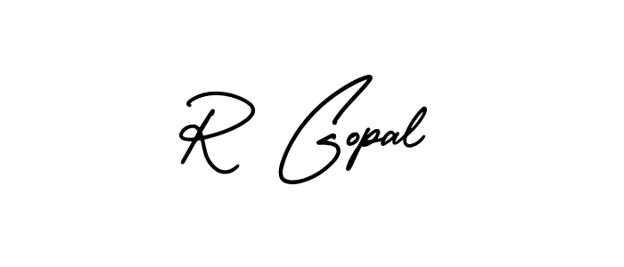 It looks lik you need a new signature style for name R Gopal. Design unique handwritten (AmerikaSignatureDemo-Regular) signature with our free signature maker in just a few clicks. R Gopal signature style 3 images and pictures png