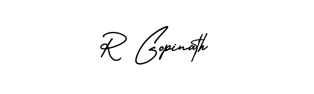 Also we have R Gopinath name is the best signature style. Create professional handwritten signature collection using AmerikaSignatureDemo-Regular autograph style. R Gopinath signature style 3 images and pictures png