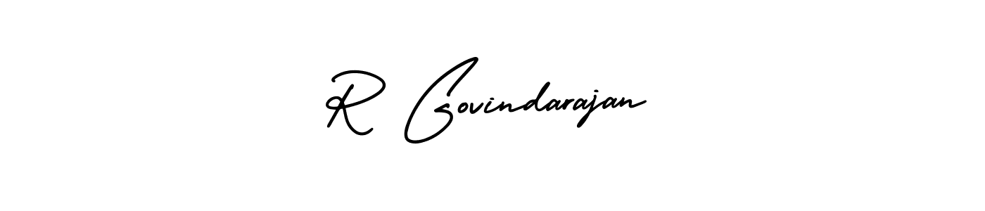 Design your own signature with our free online signature maker. With this signature software, you can create a handwritten (AmerikaSignatureDemo-Regular) signature for name R Govindarajan. R Govindarajan signature style 3 images and pictures png