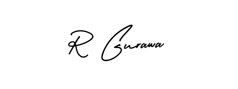 if you are searching for the best signature style for your name R Gurawa. so please give up your signature search. here we have designed multiple signature styles  using AmerikaSignatureDemo-Regular. R Gurawa signature style 3 images and pictures png