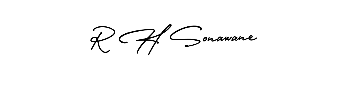 Check out images of Autograph of R H Sonawane name. Actor R H Sonawane Signature Style. AmerikaSignatureDemo-Regular is a professional sign style online. R H Sonawane signature style 3 images and pictures png