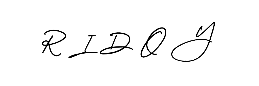 Make a beautiful signature design for name R I D O Y. Use this online signature maker to create a handwritten signature for free. R I D O Y signature style 3 images and pictures png