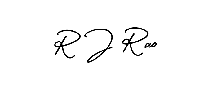 Also You can easily find your signature by using the search form. We will create R J Rao name handwritten signature images for you free of cost using AmerikaSignatureDemo-Regular sign style. R J Rao signature style 3 images and pictures png