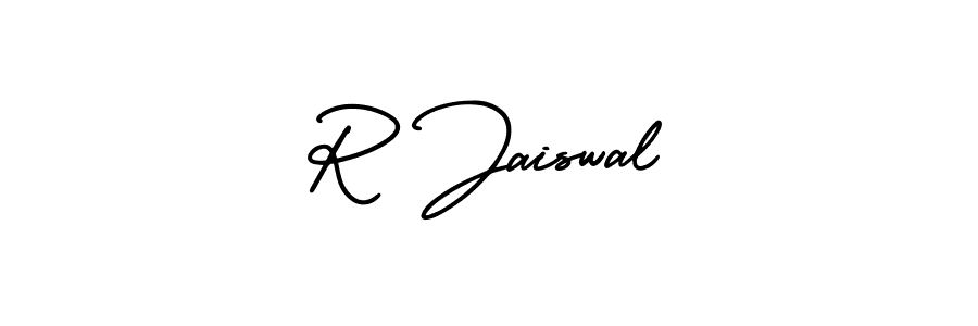 Make a short R Jaiswal signature style. Manage your documents anywhere anytime using AmerikaSignatureDemo-Regular. Create and add eSignatures, submit forms, share and send files easily. R Jaiswal signature style 3 images and pictures png