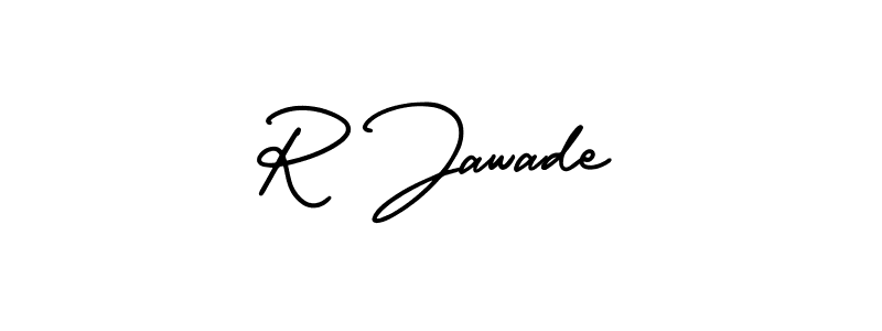 How to Draw R Jawade signature style? AmerikaSignatureDemo-Regular is a latest design signature styles for name R Jawade. R Jawade signature style 3 images and pictures png