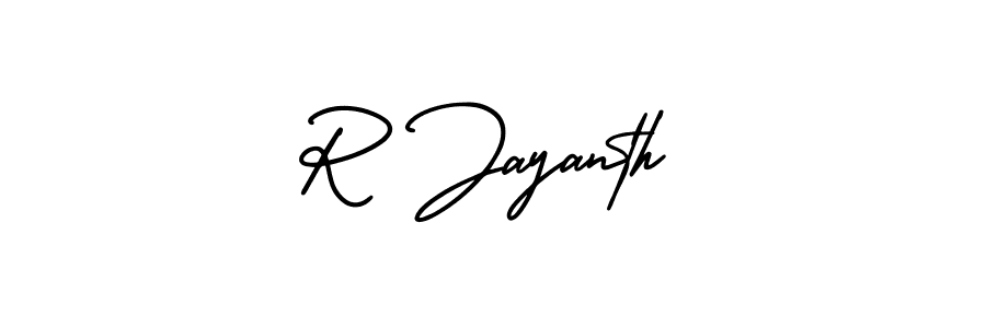 How to Draw R Jayanth signature style? AmerikaSignatureDemo-Regular is a latest design signature styles for name R Jayanth. R Jayanth signature style 3 images and pictures png