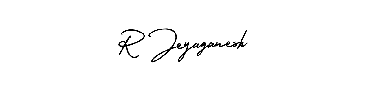 Also You can easily find your signature by using the search form. We will create R Jeyaganesh name handwritten signature images for you free of cost using AmerikaSignatureDemo-Regular sign style. R Jeyaganesh signature style 3 images and pictures png