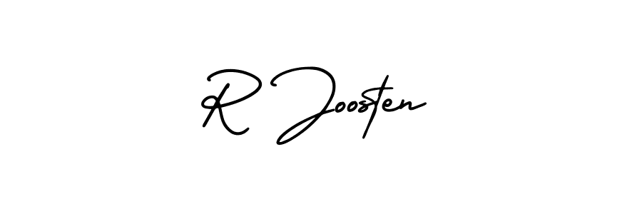 Make a beautiful signature design for name R Joosten. With this signature (AmerikaSignatureDemo-Regular) style, you can create a handwritten signature for free. R Joosten signature style 3 images and pictures png