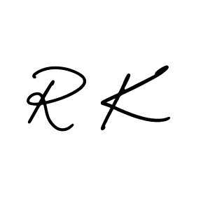 if you are searching for the best signature style for your name R K. so please give up your signature search. here we have designed multiple signature styles  using AmerikaSignatureDemo-Regular. R K signature style 3 images and pictures png