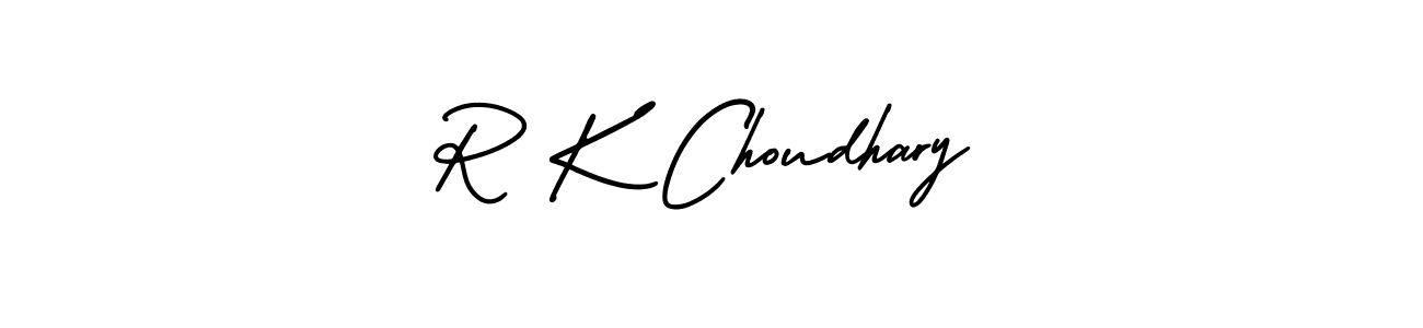 How to make R K Choudhary signature? AmerikaSignatureDemo-Regular is a professional autograph style. Create handwritten signature for R K Choudhary name. R K Choudhary signature style 3 images and pictures png