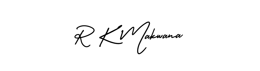 How to Draw R K Makwana signature style? AmerikaSignatureDemo-Regular is a latest design signature styles for name R K Makwana. R K Makwana signature style 3 images and pictures png
