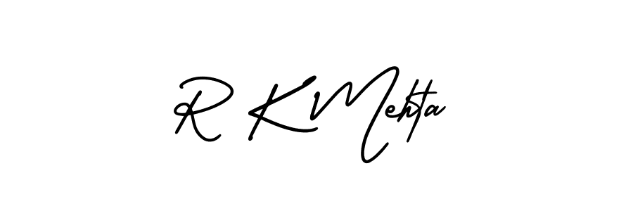 How to make R K Mehta signature? AmerikaSignatureDemo-Regular is a professional autograph style. Create handwritten signature for R K Mehta name. R K Mehta signature style 3 images and pictures png