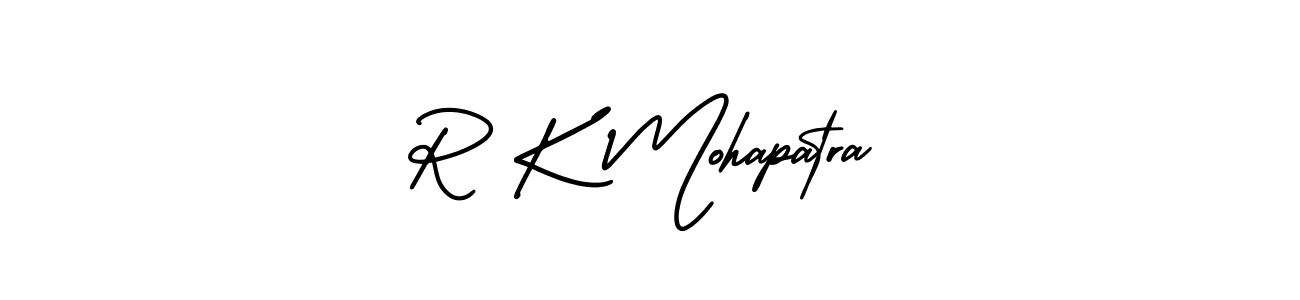 Create a beautiful signature design for name R K Mohapatra. With this signature (AmerikaSignatureDemo-Regular) fonts, you can make a handwritten signature for free. R K Mohapatra signature style 3 images and pictures png