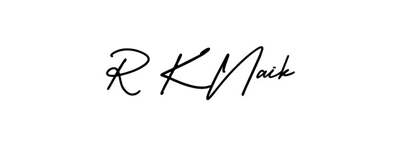 Similarly AmerikaSignatureDemo-Regular is the best handwritten signature design. Signature creator online .You can use it as an online autograph creator for name R K Naik. R K Naik signature style 3 images and pictures png