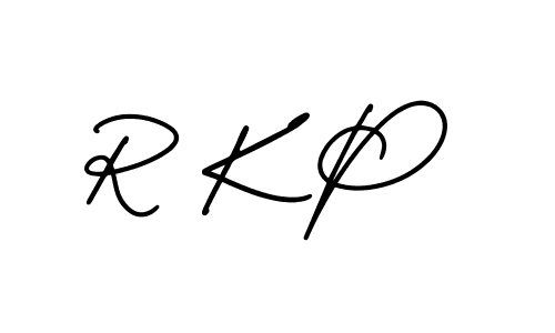 Best and Professional Signature Style for R K P. AmerikaSignatureDemo-Regular Best Signature Style Collection. R K P signature style 3 images and pictures png