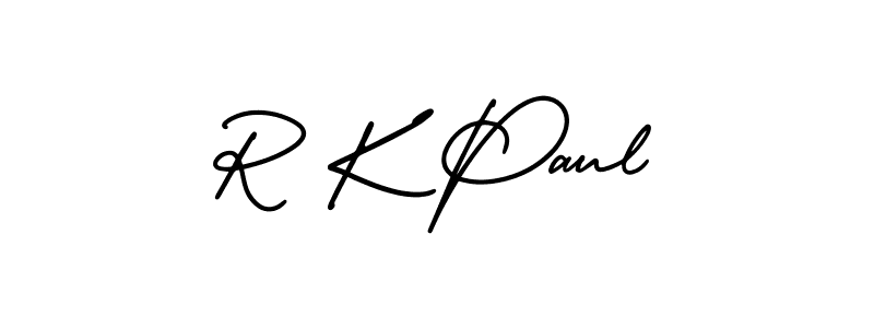 How to Draw R K Paul signature style? AmerikaSignatureDemo-Regular is a latest design signature styles for name R K Paul. R K Paul signature style 3 images and pictures png