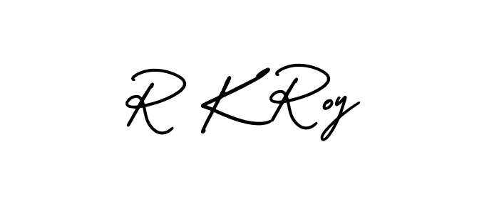 It looks lik you need a new signature style for name R K Roy. Design unique handwritten (AmerikaSignatureDemo-Regular) signature with our free signature maker in just a few clicks. R K Roy signature style 3 images and pictures png