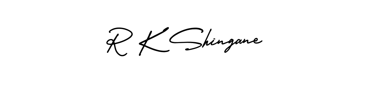 AmerikaSignatureDemo-Regular is a professional signature style that is perfect for those who want to add a touch of class to their signature. It is also a great choice for those who want to make their signature more unique. Get R K Shingane name to fancy signature for free. R K Shingane signature style 3 images and pictures png
