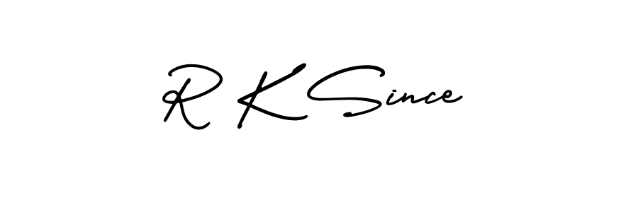 How to Draw R K Since signature style? AmerikaSignatureDemo-Regular is a latest design signature styles for name R K Since. R K Since signature style 3 images and pictures png