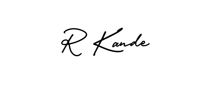 Also we have R Kande name is the best signature style. Create professional handwritten signature collection using AmerikaSignatureDemo-Regular autograph style. R Kande signature style 3 images and pictures png