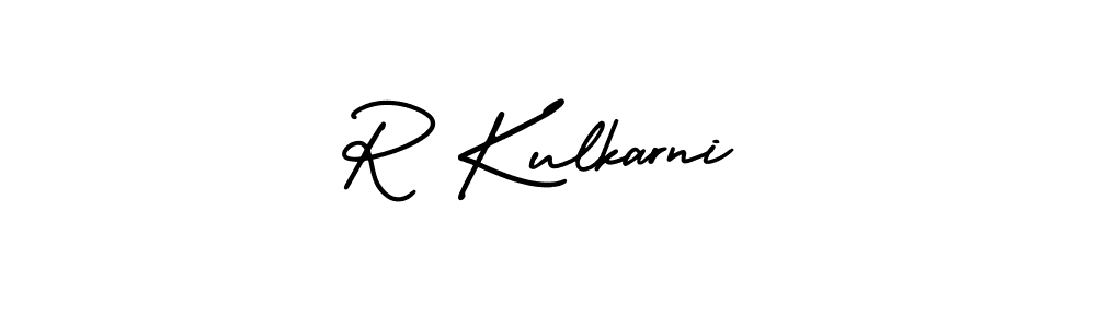 Make a beautiful signature design for name R Kulkarni. Use this online signature maker to create a handwritten signature for free. R Kulkarni signature style 3 images and pictures png