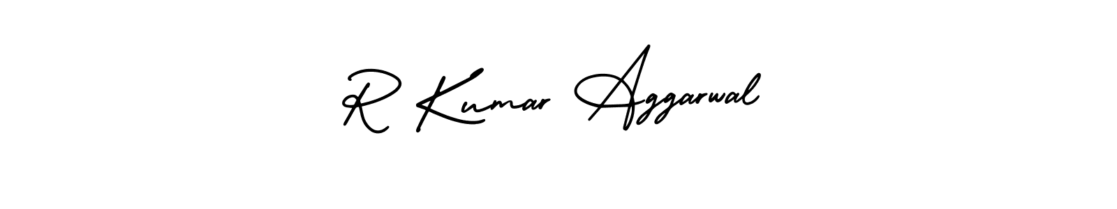 Create a beautiful signature design for name R Kumar Aggarwal. With this signature (AmerikaSignatureDemo-Regular) fonts, you can make a handwritten signature for free. R Kumar Aggarwal signature style 3 images and pictures png