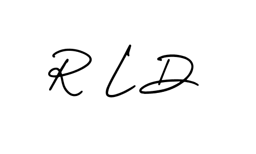 Also You can easily find your signature by using the search form. We will create R L D name handwritten signature images for you free of cost using AmerikaSignatureDemo-Regular sign style. R L D signature style 3 images and pictures png
