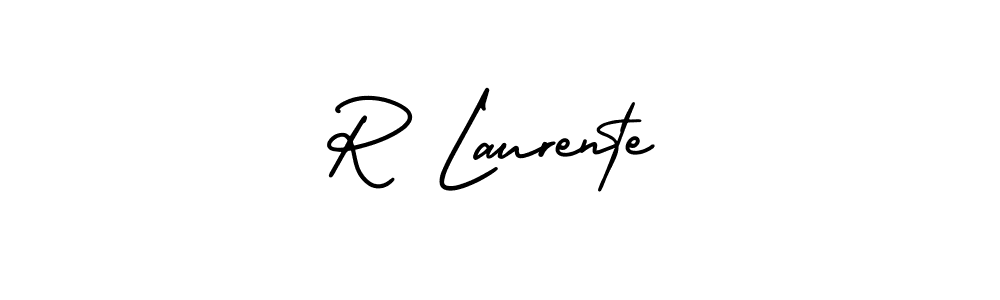 if you are searching for the best signature style for your name R Laurente. so please give up your signature search. here we have designed multiple signature styles  using AmerikaSignatureDemo-Regular. R Laurente signature style 3 images and pictures png