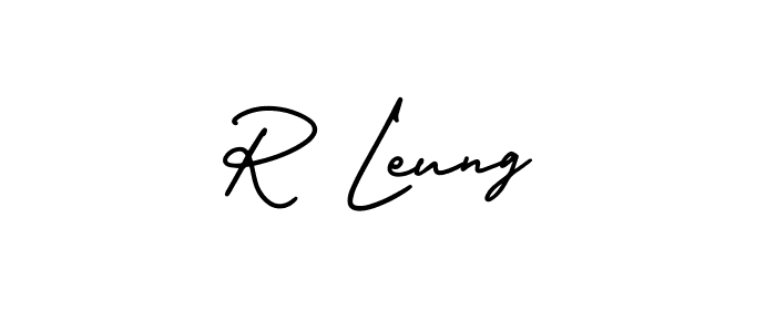 Also we have R Leung name is the best signature style. Create professional handwritten signature collection using AmerikaSignatureDemo-Regular autograph style. R Leung signature style 3 images and pictures png