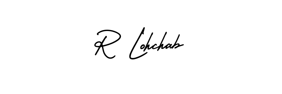 Here are the top 10 professional signature styles for the name R Lohchab. These are the best autograph styles you can use for your name. R Lohchab signature style 3 images and pictures png