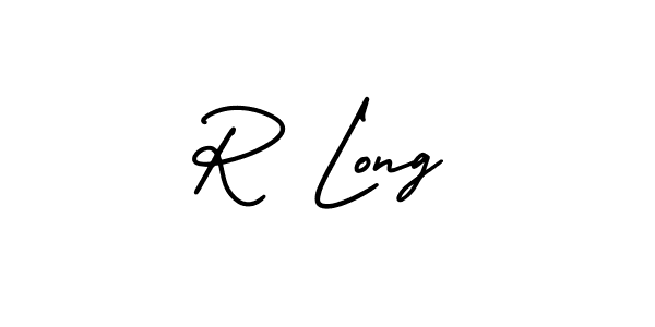 It looks lik you need a new signature style for name R Long. Design unique handwritten (AmerikaSignatureDemo-Regular) signature with our free signature maker in just a few clicks. R Long signature style 3 images and pictures png