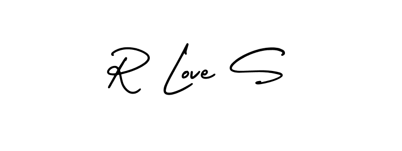 Also You can easily find your signature by using the search form. We will create R Love S name handwritten signature images for you free of cost using AmerikaSignatureDemo-Regular sign style. R Love S signature style 3 images and pictures png