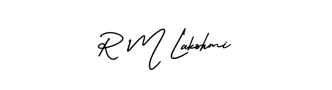 Best and Professional Signature Style for R M Lakshmi. AmerikaSignatureDemo-Regular Best Signature Style Collection. R M Lakshmi signature style 3 images and pictures png
