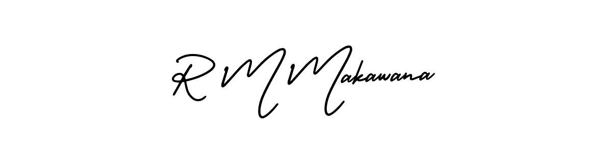 Once you've used our free online signature maker to create your best signature AmerikaSignatureDemo-Regular style, it's time to enjoy all of the benefits that R M Makawana name signing documents. R M Makawana signature style 3 images and pictures png