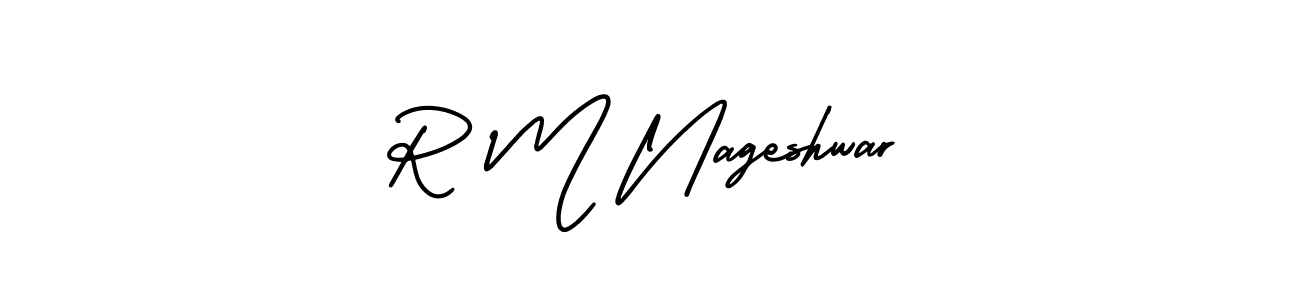 Check out images of Autograph of R M Nageshwar name. Actor R M Nageshwar Signature Style. AmerikaSignatureDemo-Regular is a professional sign style online. R M Nageshwar signature style 3 images and pictures png