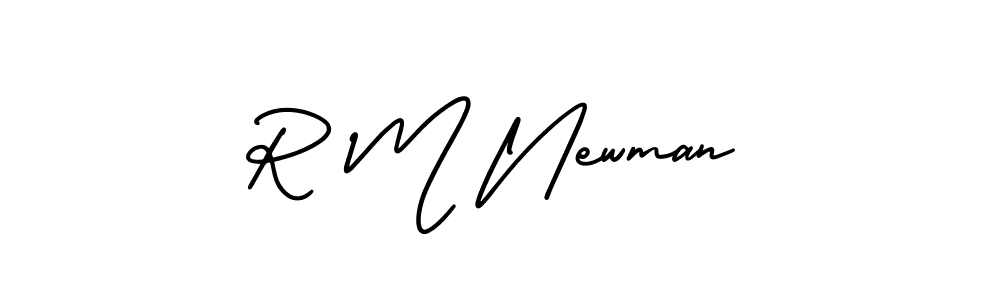 Also we have R M Newman name is the best signature style. Create professional handwritten signature collection using AmerikaSignatureDemo-Regular autograph style. R M Newman signature style 3 images and pictures png