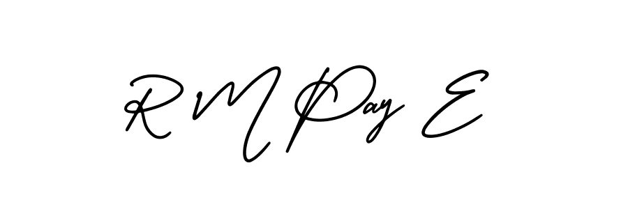 Also we have R M Pay E name is the best signature style. Create professional handwritten signature collection using AmerikaSignatureDemo-Regular autograph style. R M Pay E signature style 3 images and pictures png