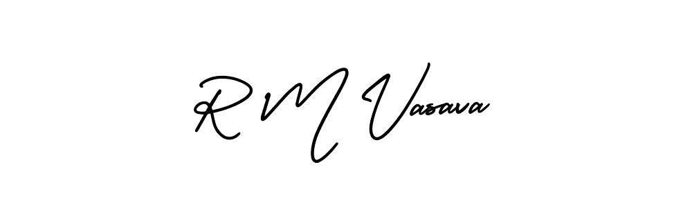 You can use this online signature creator to create a handwritten signature for the name R M Vasava. This is the best online autograph maker. R M Vasava signature style 3 images and pictures png