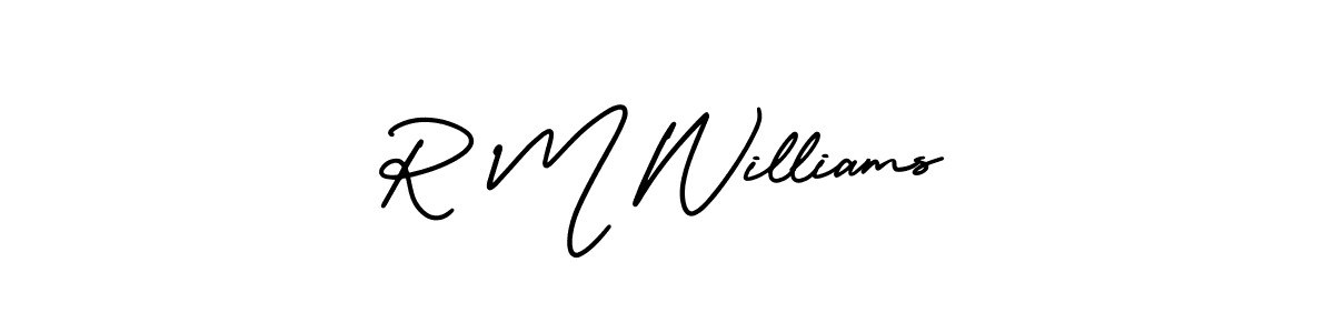 Also You can easily find your signature by using the search form. We will create R M Williams name handwritten signature images for you free of cost using AmerikaSignatureDemo-Regular sign style. R M Williams signature style 3 images and pictures png