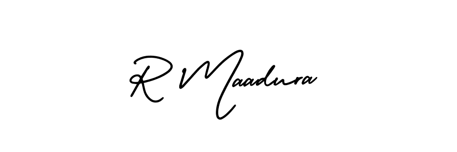 Best and Professional Signature Style for R Maadura. AmerikaSignatureDemo-Regular Best Signature Style Collection. R Maadura signature style 3 images and pictures png