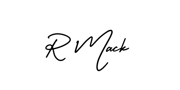 Also we have R Mack name is the best signature style. Create professional handwritten signature collection using AmerikaSignatureDemo-Regular autograph style. R Mack signature style 3 images and pictures png