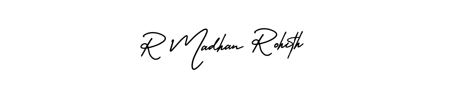 How to Draw R Madhan Rohith signature style? AmerikaSignatureDemo-Regular is a latest design signature styles for name R Madhan Rohith. R Madhan Rohith signature style 3 images and pictures png